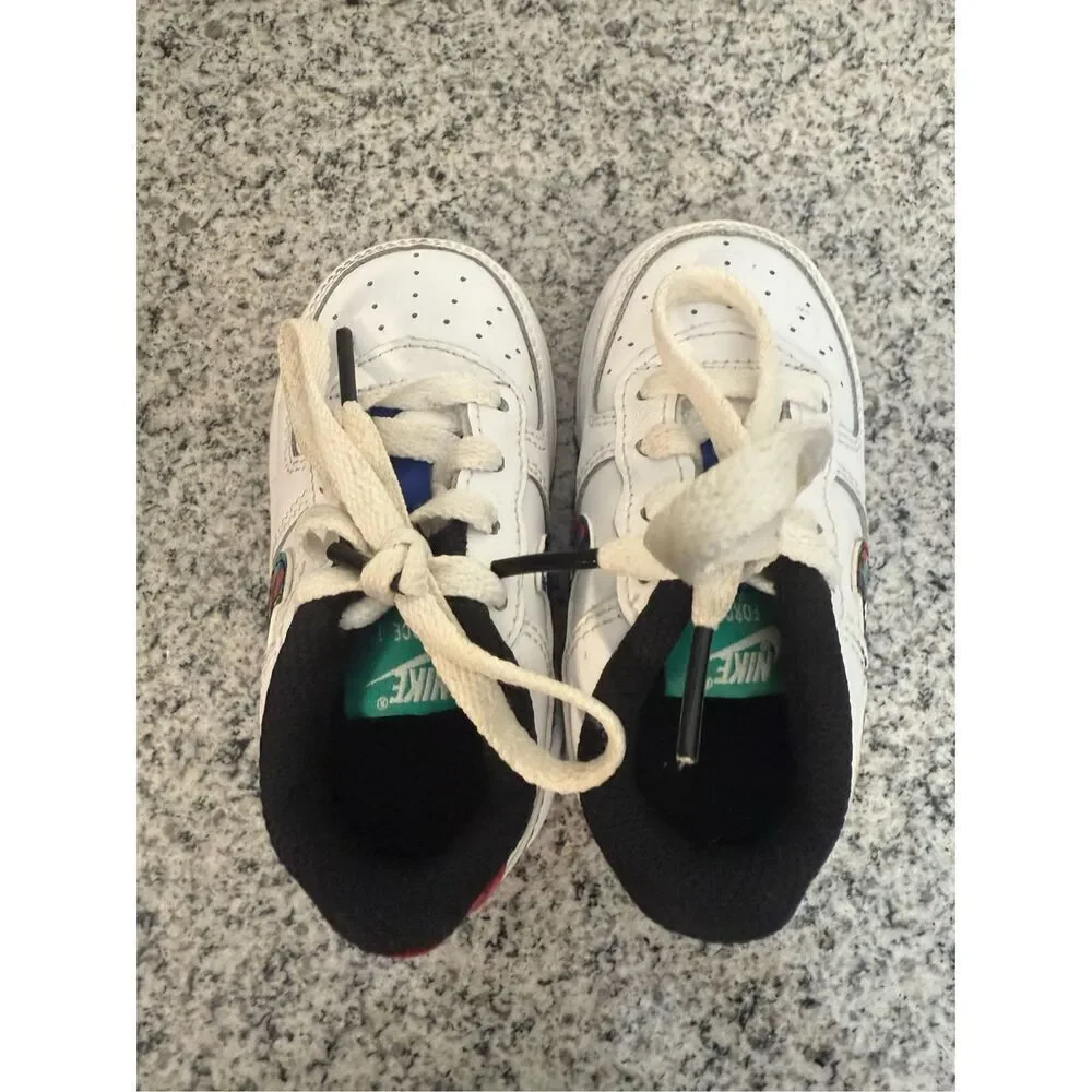 Nike Air Force 1 Melted Crayon Baby Shoes Toddler Sneakers 5C CU4635